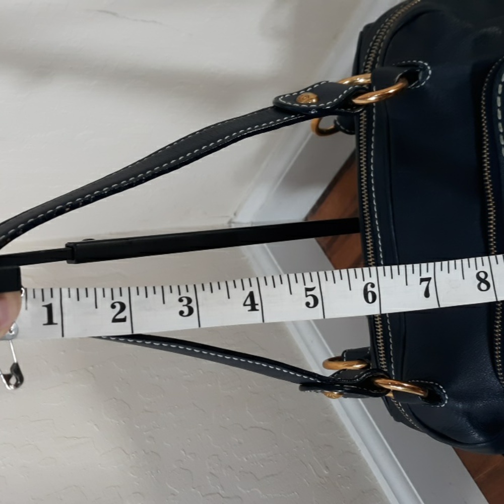 TOD'S Shoulder Leather Zip Pocket Handbag - Picture 13 of 16